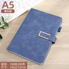 Caderno Spot A5 com fivela, bloco de notas em couro sintético, livro-razão, material de escritório, conjunto de papelaria, lembrança