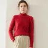 Nuevo Suéter Base de Punto Grueso Versátil Holgado de Punto Trenzado con Cuello Medio Otoño/Invierno 2026 Suéter de Cachemir Moderno para Mujer
