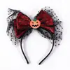 Faixa de Cabeça de Abóbora de Halloween para Mulheres, Adereço de Cabelo Engraçado para Festa, Adereços de Atmosfera para Fantasia de Cosplay, Decorações de Presilha de Cabelo