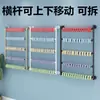 Estante de almacenamiento para cintas, estante para papel de regalo y cintas de floristería, estante de pared para exhibir bufandas y chales, estante para muestras de tela