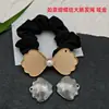 Yingyi Joias DIY Base para Pente de Brocado Song com Tampa Ruyi Laço Estilo Chinês Tecido Patchwork Material Acessórios
