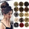Anillo para el Cabello de Flor Artificial de Pelo Sintético de Alta Temperatura Transfronterizo Europeo y Americano Amazon Moño Esponjoso Cabello Rizado Brote de Flor Accesorio para el Cabello de Comercio Exterior