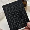 Adesivos para Manicure Francesa Vazados Designs Pintados por Spray Estrela de Cinco Pontas Cruz Laço Decorações para Unhas Venda por Atacado