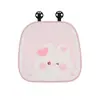 Almofada de assento de carro de colmeia de verão Blue Rain, confortável e respirável, com um design fofo de urso e coelho de desenho animado para uso em carros