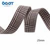 10/25/50mm cinta de press de cuadros grises cinta para el pelo cinta de tela lazo hecho a mano accesorios para el pelo material de pinza para el pelo accesorios