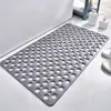 Tapete de banho longo de fábrica Tapete de porta TPE Tapete de banheiro poroso Tapete antiderrapante para banheiro Tapete de chão com ventosa oca Tapete antiderrapante