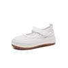 Tênis Branco Feminino com Malha Respirável, Novo Estilo Versátil Verão 2026 com Velcro, Calçados Casuais Esportivos Ventilados Perfurados