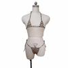 Biquíni comércio exterior europeu e americano lingerie sexy estilo japonês água morta super pequeno mini biquíni lace-up terno
