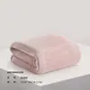 Toalla Sanli Coral Fleece Toalla de Baño para Adultos, Toalla de Baño Gruesa a Rayas, Toalla de Baño tipo Bata, Toalla de Baño Portátil para Pareja