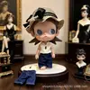 Solo ropa de muñeca 20cm muñeca articulada zsiga Gazi Jie muñeca bjd conjunto de top y falda franceses sombrero de paja
