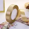 Cinta de poliéster de 2.5 cm directa de fábrica, para envoltorio de regalo para pastel, material para ramo, cinta de fruta, cinta al por mayor