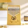 Piano de Pulgar 17 Tonos Kalimba Piano de Dedo para Principiantes Instrumento Musical Simple Piano de Dedo al por Mayor para Exportación