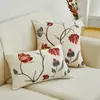 Funda de Cojín Bordada Popular de Plantas y Flores Shein Transfronteriza Temu Decoración del Hogar Venta al por Mayor Dropshipping Sin Relleno