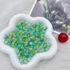 Nuevo producto colgante de cuentas explosivas degradado de dos colores cuenta agrietada cuenta redonda cuenta suelta color transparente material para accesorios con cuentas DIY