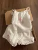 Pijama Camisola de Renda Fresca e Doce Estilo Japonês para Mulheres, Verão 2026 Novo Conjunto Casual Branco Estilo Simples Tendência