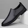 Zapatos de Piel 2026 Negocios Nuevos Piel Genuina para Hombre Zapatos de Hombre Transpirables Casuales Slip-on Ligeros Piel Suave Suela Suave