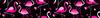 Em estoque ins Flamingo impresso arco acessórios para cabelo DIY fita atacado personalizado headband fino material de headband