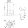 Base de anel magnético de 38,3 mm CASE Base indutora de 38,3 mm -1016