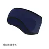 Diadema de invierno para baloncesto, running, deportes, ciclismo, diadema cortavientos de doble capa, bolsa anti-congelación para viajes, banda para el pelo con botón para la oreja