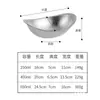 Cuenco Creativo de Lingote de Oro Acero Inoxidable 304 Cuenco para Ensalada Restaurante de Hot Pot Cuenco para Snacks con Forma de Barco Cuenco para Postres Vajilla Coreana