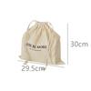 Bolsa de Viaje de Algodón Puro con Cordón, Maleta, Bolsa de Empaque Multifuncional, Bolsa a Prueba de Polvo, Bolsa de Almacenamiento Personalizable