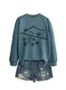 Amazon eBay Tienda Independiente Linda y Divertida Casual Sudadera de Gato Dados Redonda Cuello Largo para Comercio Exterior Transfronterizo