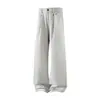 Pantalones Casuales de Alta Gama para Hombre Lyocell Tencel Pierna Recta Pantalones de Traje para Viajes de Negocios Versátiles Simples Ajustados Ropa para Hombre