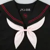 Estudiantes japoneses estilo universitario JK uniforme camisa traje de marinero accesorios gratis corbata de pez dorado corbata de lazo femenina