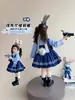 Vestido Infantil Outono 2026 Novo Manga Longa Judy Coelho Policial Infantil Primavera e Outono Lolita Vestido Princesa