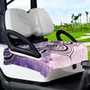 Nova Capa de Assento para Carrinho de Golfe Toalha Manta Almofada para Assento de Carrinho de Golfe Fácil de Limpar Instalação Geométrica
