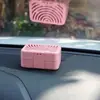 Soporte para Jabón en la Rejilla de Aire del Coche, Estable y Sin Sacudidas, Caja Difusora de Aroma Transpirable, Caja de Almacenamiento Desodorante de Aroma para Coche Shufujia