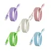 [Carga Súper Rápida] Cable de Datos de Silicona Magnético Multicolor para Almacenamiento Adecuado para Carga Rápida de Apple, Huawei y Android