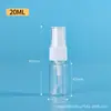 Processamento Personalizado de Frascos Spray Transparentes, Frascos Plásticos, Frascos Dosadores de Líquido de 100ml, Água Floral, Frascos para Água Desinfetante com Álcool