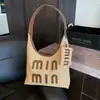 Bolso de Hombro Personalizado, Hermoso y de Moda 2025 Nuevo Estilo Casual Retro Bolsa de Gran Capacidad Bolso Cruzado Tote con Letras para Mujer