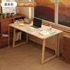 Mesa dobrável para apartamento pequeno, integrada à parede, estilo retrô chinês, retangular, nova mesa dobrável para quartos de aluguel, mesa de computador