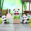 Caixa Surpresa Vida Lenta do Panda Bao Bao Fofo Animal de Estimação Tesouro Nacional Miniatura Decoração de Mesa Presente Criativo