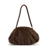 2024 Nova Moda Personalizada Nuvens de Pelúcia Moda Plissada Bolsa Feminina Corrente Popular Bolsa de Ombro Axila Comércio Exterior