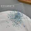 33 Piezas de Pedrería Redonda Pequeña para Uñas, Coloridas y Deslumbrantes Decoraciones Mixtas de Fondo Plano, Pedrería Redonda de Cristal K9 al por Mayor