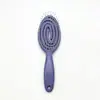 Peine Elástico Oval para el Cabello, para Uso Seco y Húmedo, Antiestático, No Tira del Cabello, Alisa el Cabello al Instante, Peine para Peluquería y Masaje en Casa