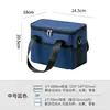 Bolsa térmica aislante de papel de aluminio engrosado, tamaño grande, bolsa de almuerzo portátil para estudiantes y trabajadores de oficina, impermeable, termoaislante, bolsa de almuerzo refrigerada
