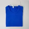 Ropa nueva de yoga alta elasticidad sin costuras ajustada para mujer camiseta deportiva de manga corta transpirable de punto alta elasticidad fitness camiseta corta