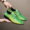 Estilo Novo Primavera e Outono Transfronteiriço Tamanho Grande 40-50 Masculino Negócios Multicor Casual Sapatos de Couro Cadarço Masculino Sapatos de Couro de Cano Baixo Masculino