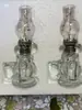 Lámpara de queroseno, Lámpara de mantequilla, Lámpara de celebración de bodas, Lámpara de mantequilla retro nostálgica, Lámpara de aceite de vidrio antigua, Mecha gratis