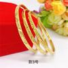 Latón chapado en oro nuevo brazalete de apertura para mujer brazalete hebilla de tarjeta de coche primera joyería venta al por mayor Directo de fábrica