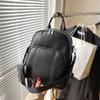 Mochila para mujer 2022, nueva mochila escolar informal de moda, de viaje, sencilla, de color sólido, de gran capacidad, bolso de moda, mochila pequeña