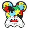 Amazon Serie de Rompecabezas del Autismo Dijes para Zapatos, Accesorios para Zapatos de Goma Blanda de PVC, Hebillas para Zapatos, Decoraciones para Zuecos