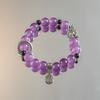 Nuevo Conjunto de Cuatro Pulseras de Estilo Chino Rui Cheng Xiang, Amuleto de Fortuna con Cuentas de Dragón Estilo Antiguo, Pulsera de Tendencia China de Cristal para Pareja Regalo