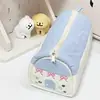 Estuche Explosiones Libro Rojo Pequeño Diseño de Casa Pequeña Estilo Lindo Pequeño Fresco Caja de Papelería Bolsa de Almacenamiento de Gran Capacidad Nicho para Estudiantes
