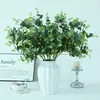 Ramo de Hojas de Dinero de Eucalipto Artificial Estilo Nórdico Arreglo de Flores de Planta Verde Decoración para Sala de Estar Decoración del Hogar Producto Terminado Venta al por Mayor