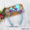 Diadema de Lentejuelas Cola de Pez Transfronteriza Decoración Fiesta de Cumpleaños Niña Serie Oceánica Tocado Malla Diadema Delfín Estrella de Mar